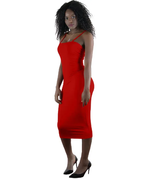 Длинное женское платье с открытой спиной и бретельками облегающее тонкое весна