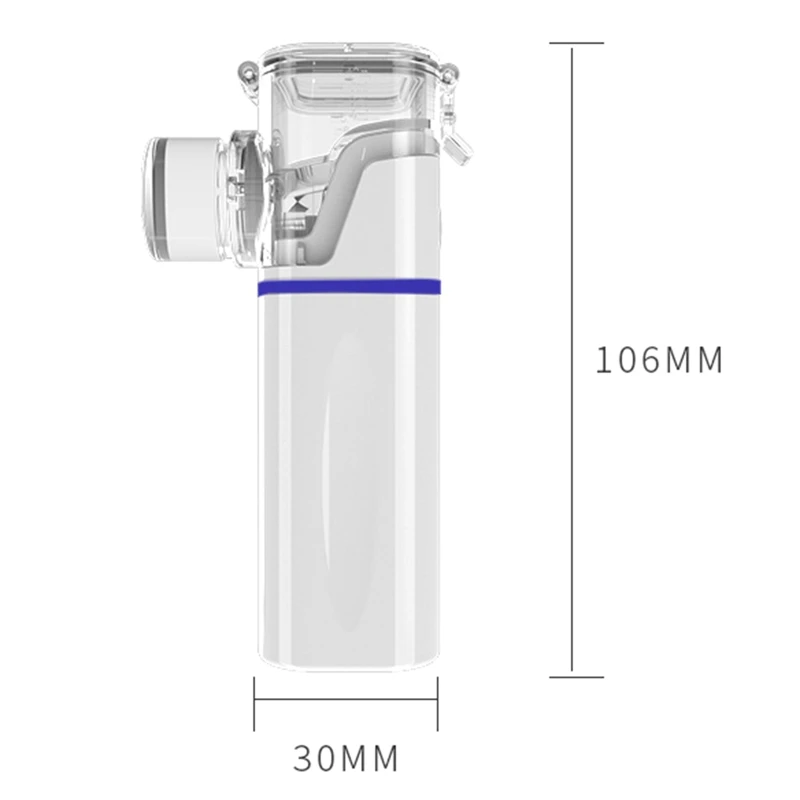 

Portable Handheld Compression Atomizer Ultrasonic Nebulizer Respirator Humidifier Relieving Phlegm Cough Care Kit for Kids Adult