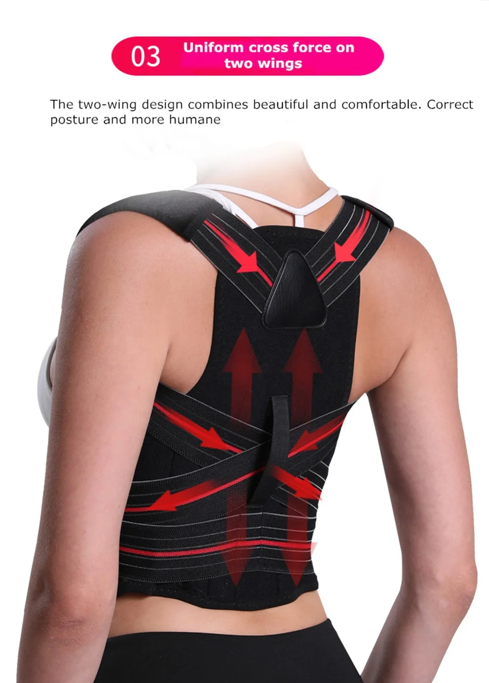 Поясничная поддержка спины для раннего кифоза округленные плечи коррекция