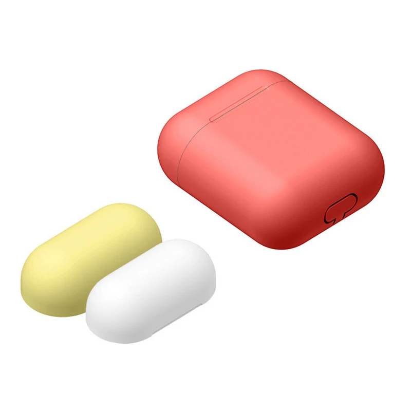 Мягкий силиконовый чехол для AirPods, уплотненные наушники для apple Airpods, цветной противоударный чехол с защитой от падения для AirPod, защитный чехол