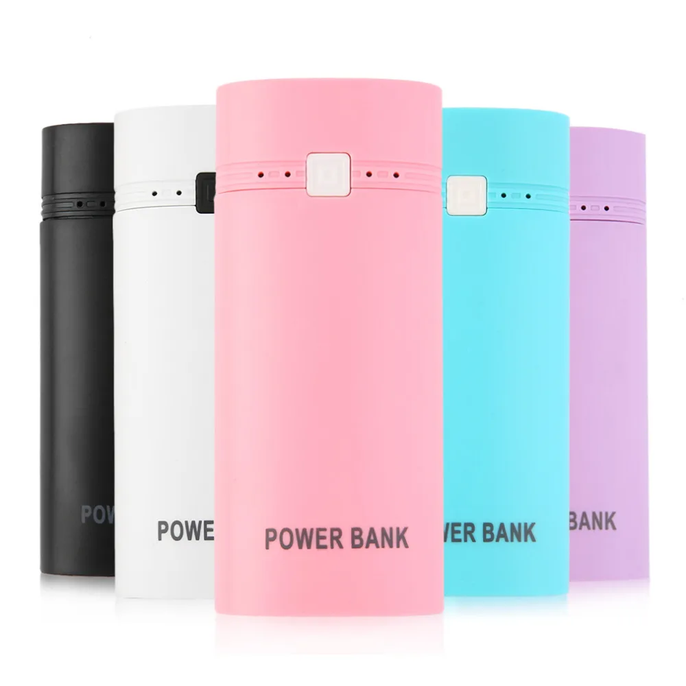 Печатная плата для портативного зарядного устройства корпус Портативный USB power Bank чехол DIY Kit 18650 Мобильный Аккумуляторный сотовый телефон зарядное устройство зажигалка 5 цветов на выбор