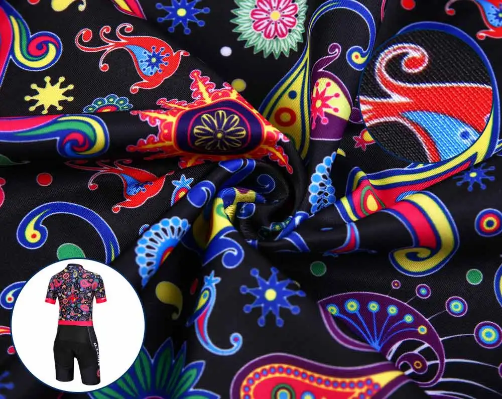 Летние триатлона снаряжение для велосипеда комбинезон с коротким рукавом