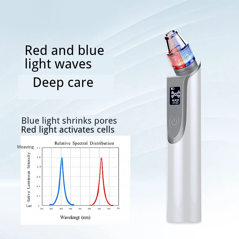 Электрический инструмент для удаления черных головок с ЖК экраном Глубокая