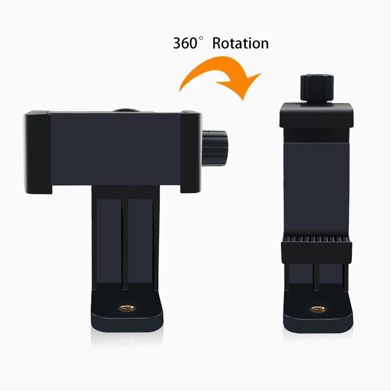 1/4 Универсальный штатив с резьбовым отверстием держатель зажимом для сотового