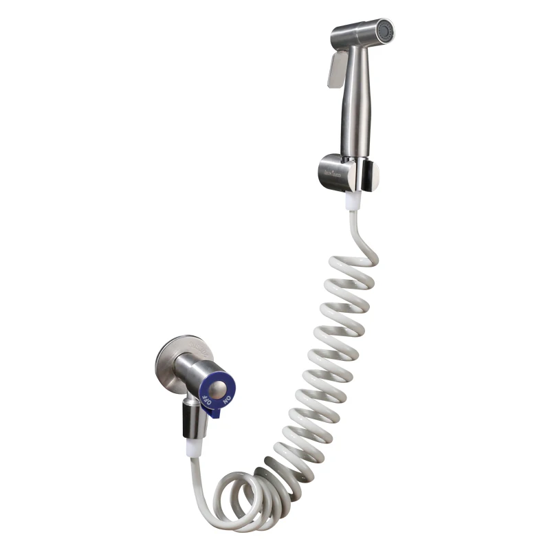 

Bidets 304 stainless steel supercharged washing head foaming toilet spray gun set washer