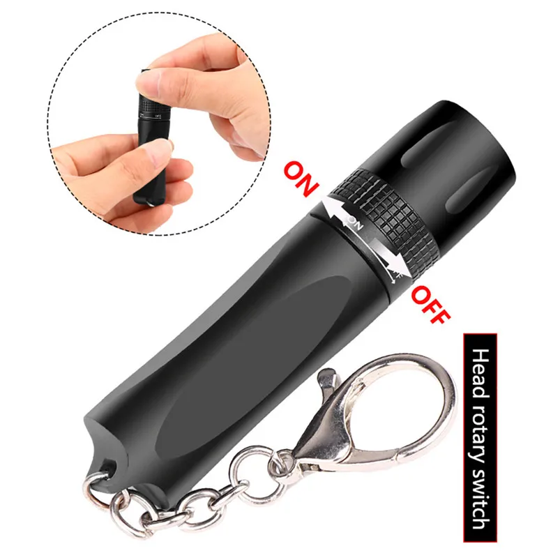 T6 светодиодный фонарь светильник вспышка портативный мини подвесной с пряжкой