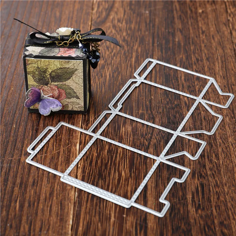 Конфеты в подарочной коробке DiyArts металлические вырубные штампы свадебный