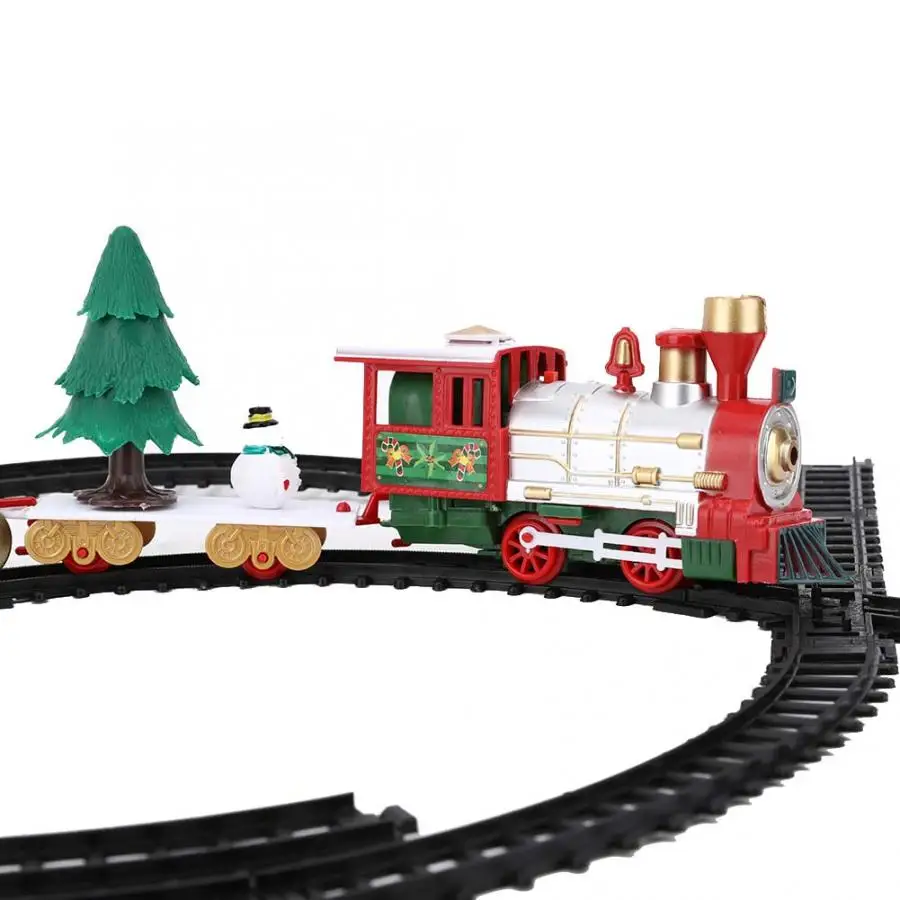 Игрушечный Электрический поезд в рождественском стиле Детский набор поездов