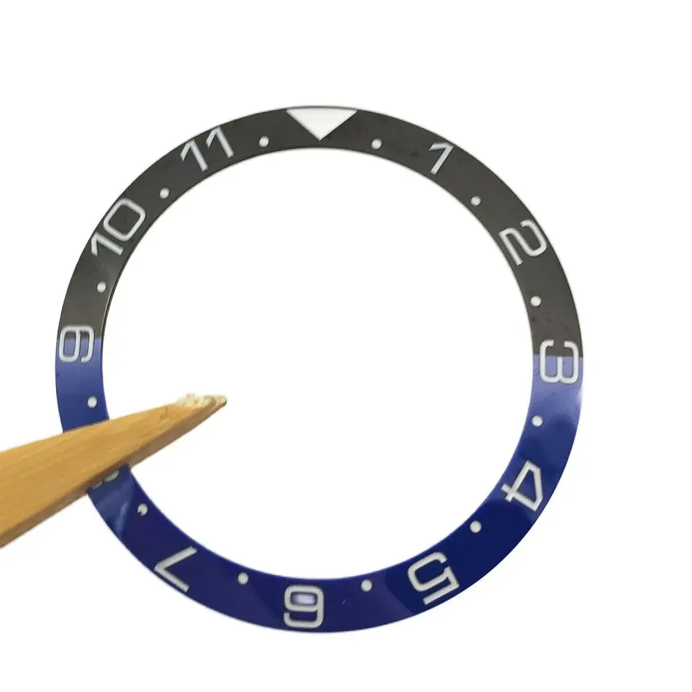 38 мм керамический Безель GMT черный плюс синий 40 чехол Аксессуары для часов
