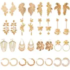 Большие металлические геометрические серьги Tocona в стиле панк для женщин, подвесные висячие серьги, модные массивные длинные серьги, современные украшения