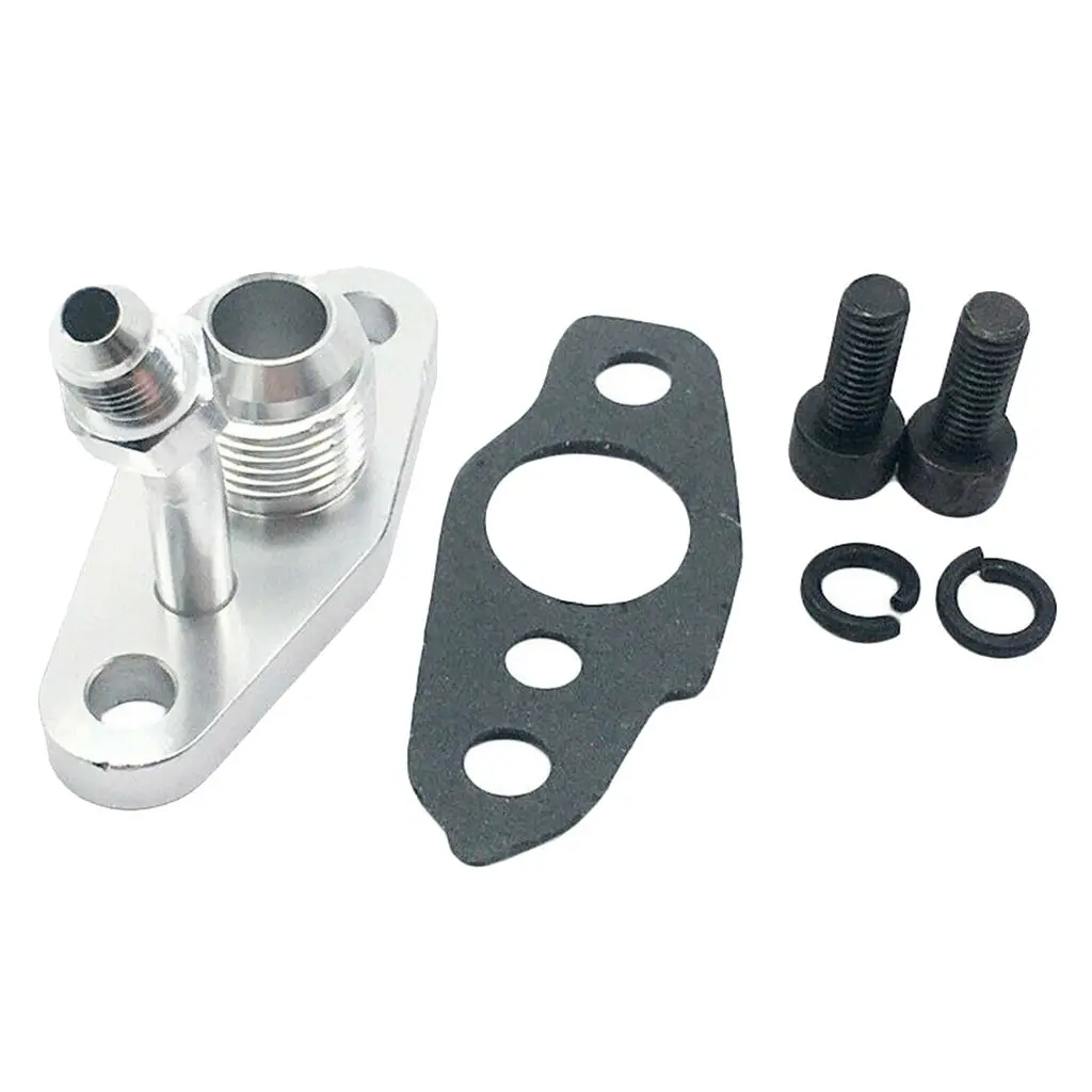 

Фланец подачи масла и дренажа турбо подходит для TOYOTA CT20 CT26 4AN 10AN m8x1, 25 мм