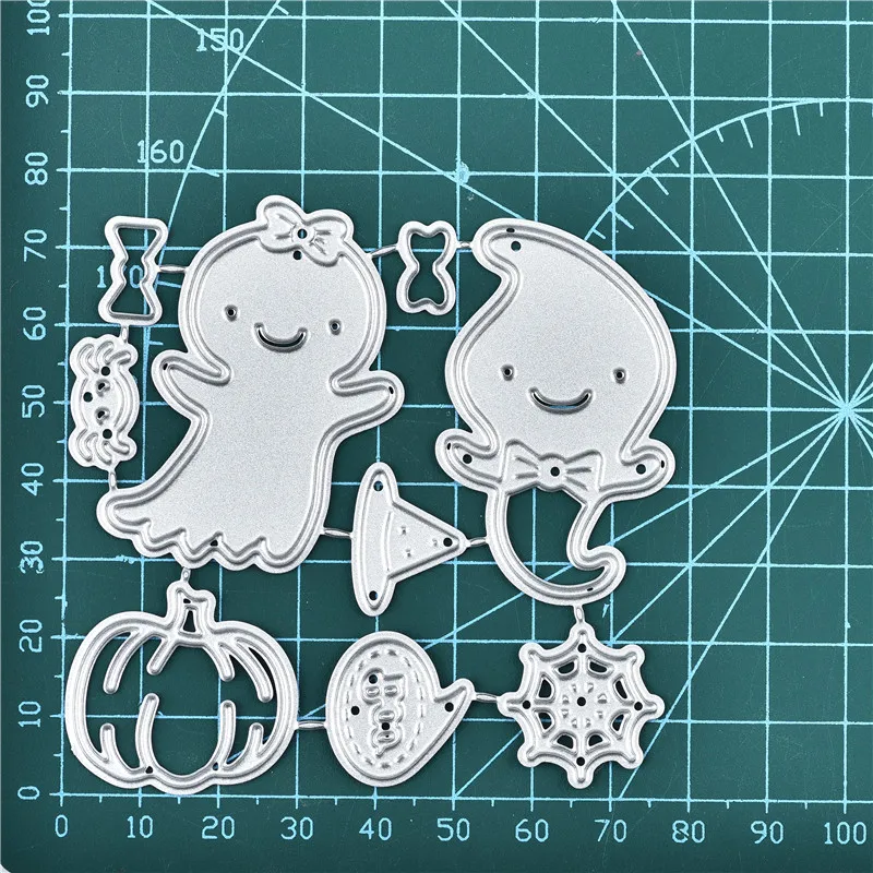 Kokorosa Хэллоуин штампы призрак тыква металлические Вырубные новые 2019 для