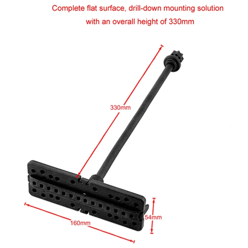 

360 Degree Swivel Universal Kayak Electronic Fish Finder Mount Fishfinder GPS Plate Rotating Boat GPSMAP Supporter