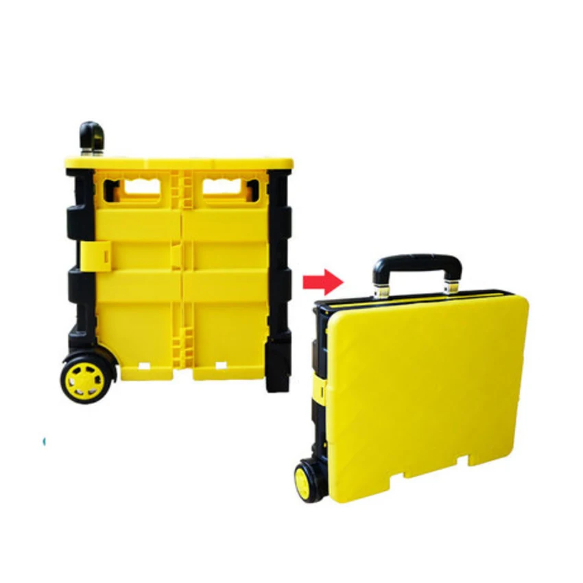 Портативный ящик для хранения Handcart складная и приемная тележка покупок уличная