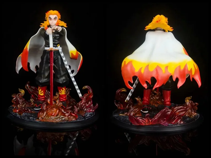 

Anime Demon Slayer: Blade GK Rengoku Kyoujurou Flame Pillar Nine Pillar Resonance Scene Boxed Figure