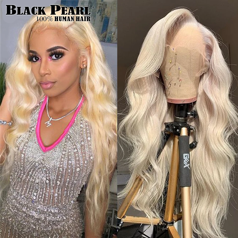 

Парик шнурка спереди блонд, бразильские волнистые волосы Реми, 13 х6, для чернокожих женщин, 613