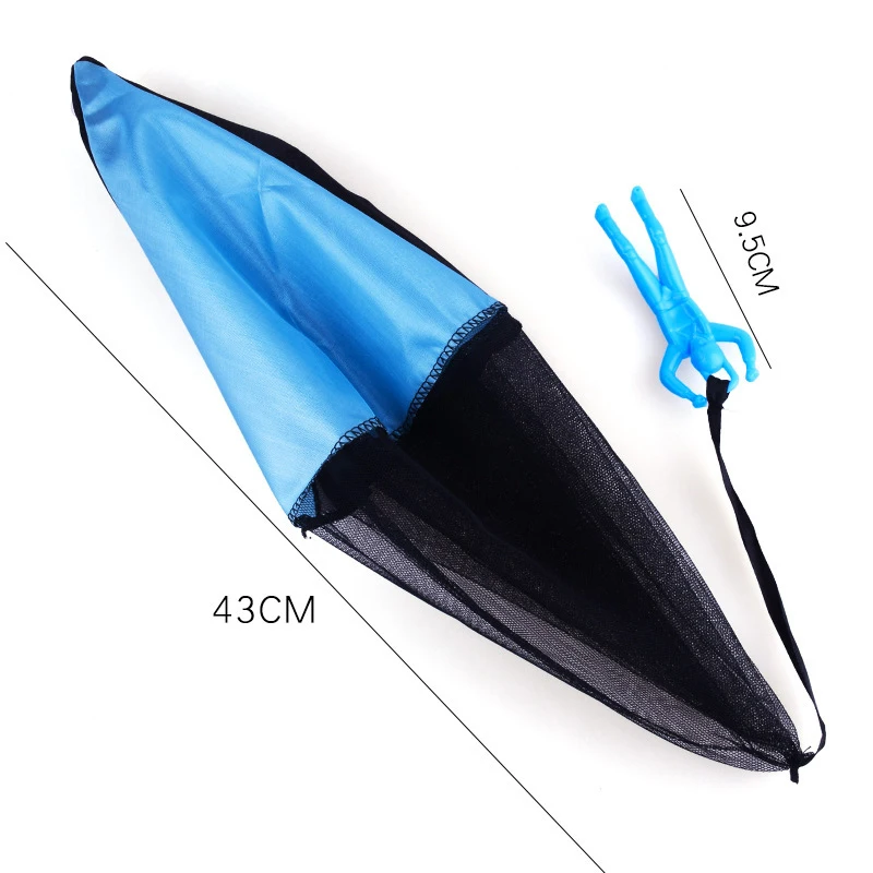 

6 Pieces Of Children's Mini Toy Soldier Parachute Outdoor Parent-Child Interactive Education Sports Multi-Color Toy Gift