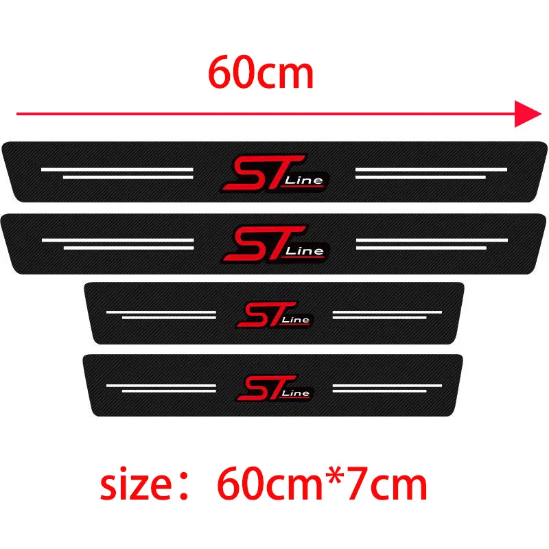 4 шт. для Ford ST Line Mondeo Fiesta Fusion Escape Edge Kuga Focus 2 3 Аксессуары автомобильной двери из