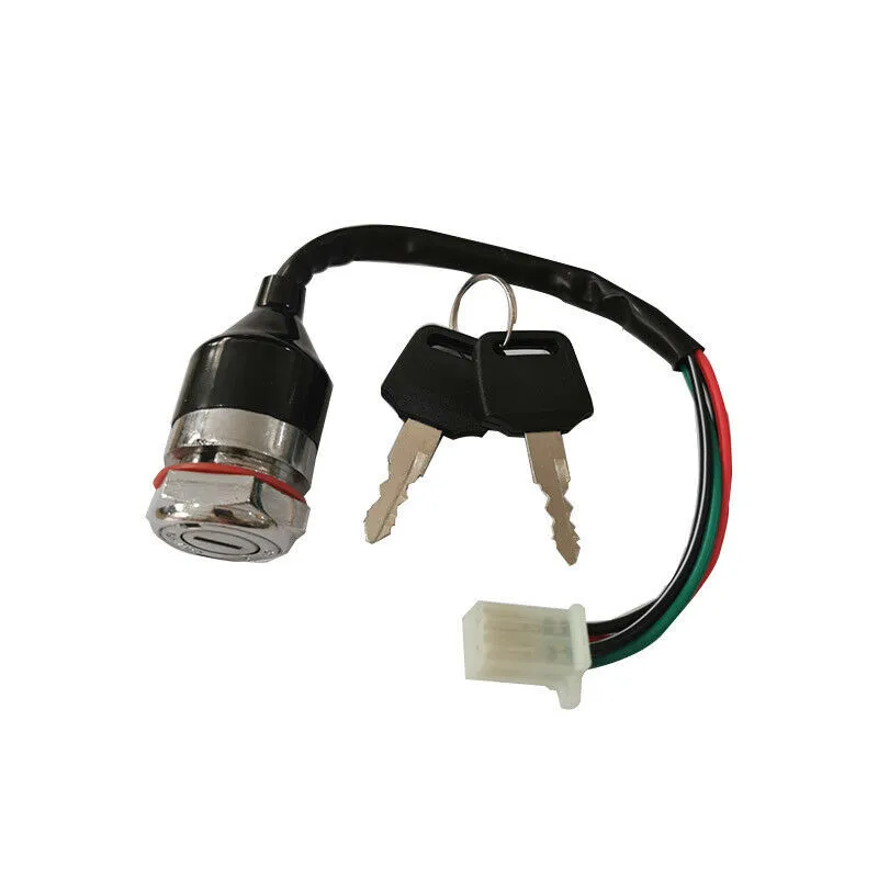 

Motorcycle ATV Lock Key Universal Motorcycle Ignition Barrel Key Switch Motorbike 4-Wire Quad On/Off
