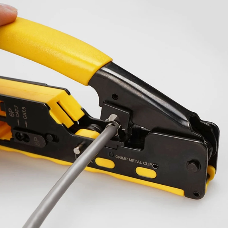 Все в одном EZ RJ45 инструмент сети обжимной для кабелей прессовочной машины Cat7 Cat6