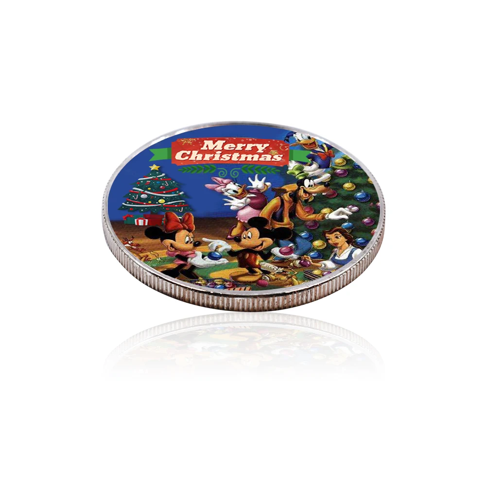 Праздничный сувенир подарки 999 9 Посеребренная металлическая монета домашняя