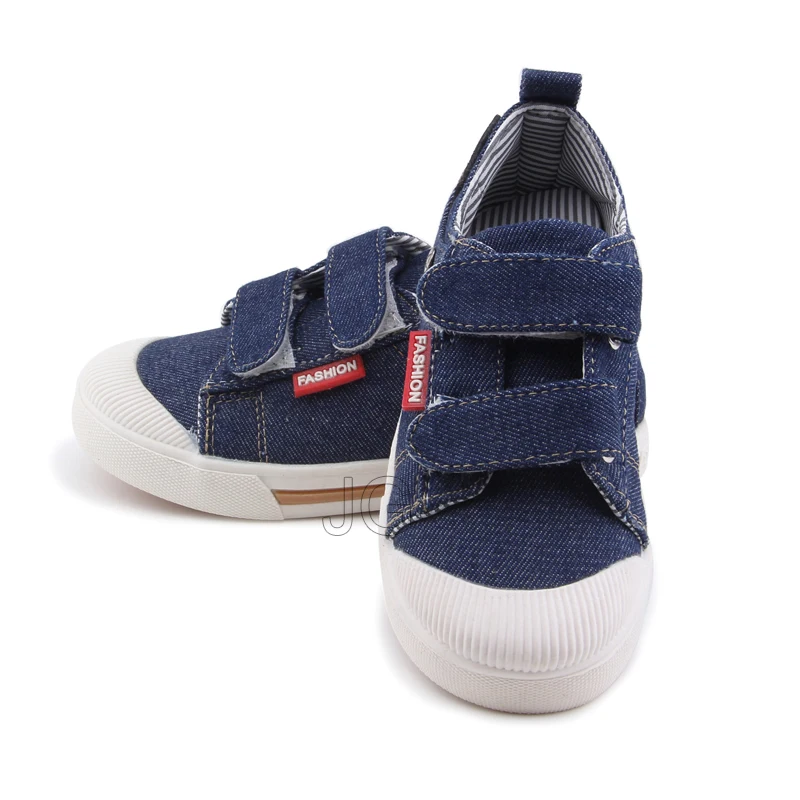 Детская обувь для девочек и мальчиков кроссовки из джинсовой ткани детская
