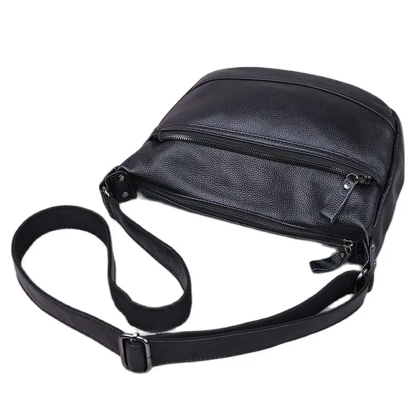 Модная женская сумка на плечо из натуральной кожи роскошная вместительная