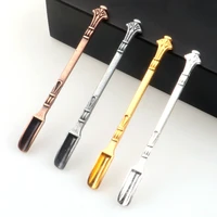 stainless steel mini scoop gold spoon stir in coffee or tea sniffer smell flavor gold ornament of novel design tableware