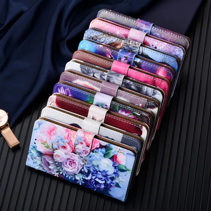 Кожаные флип-Чехлы для Samsung Galaxy S3 S4 S5 S6 S7 S8 S9 S10 Edge Plus Duos Neo Mini Lite Coque Capa - купить по