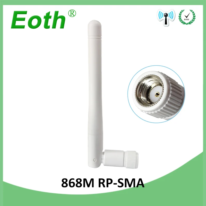 10 шт. 868 МГц 915 МГц антенна 3dbi RP-SMA прямая антенна GSM антенна 868 МГц 915 МГц антенны для gsm ретранслятора сигнала