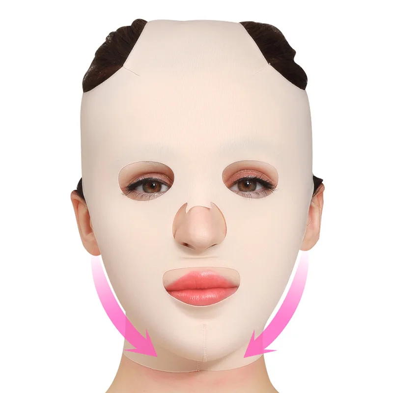 

1Pcs Reusable Breathable V Face Mask Lifting Anti Wrinkle Slimming Bandage V Face Lift Sleeping Mask Full Face Half Face Bandage