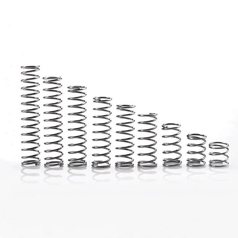 Компрессионная пружина из нержавеющей стали 304 10 шт. нажимная проволока