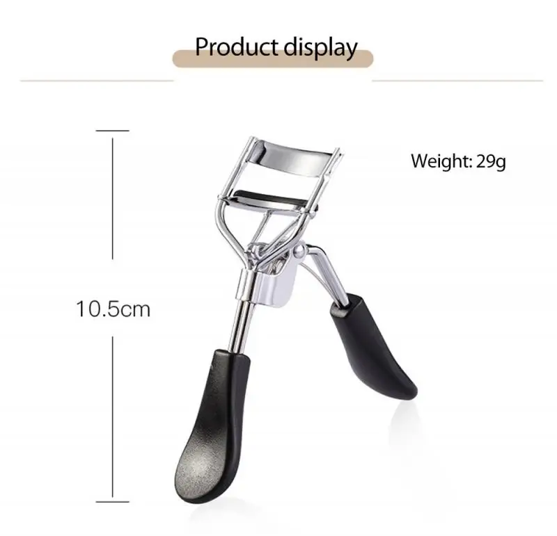 

1PC Eyelash Curler Professional Eyes Makeup Beauty Tools Lash Nature Curl Style Cute Eyelash Width Handle Curl Lashed Curlers