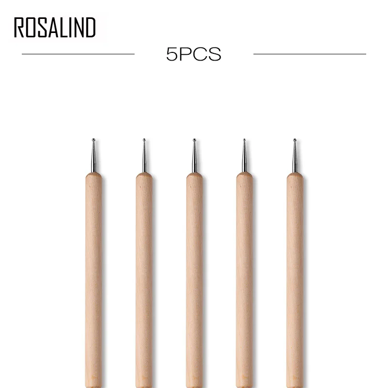 Кисти для ногтей ROSALIND акриловая пудра дизайна УФ светодиодный Гель лак