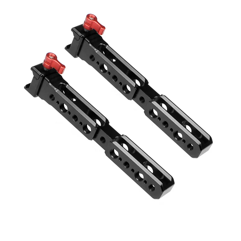 

2Pcs 1/4" 3/8" Screw Hole Clamp Stand Quick Release Cold Shoe Mount Extension Bracket for DJI RS2 RSC2 for Mic Monitor Light