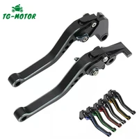 tg motor new motorcycle levers for kawasaki zx636r zx6rr 2005 2006 cnc adjustable brake clutch lever handle hand grips ends