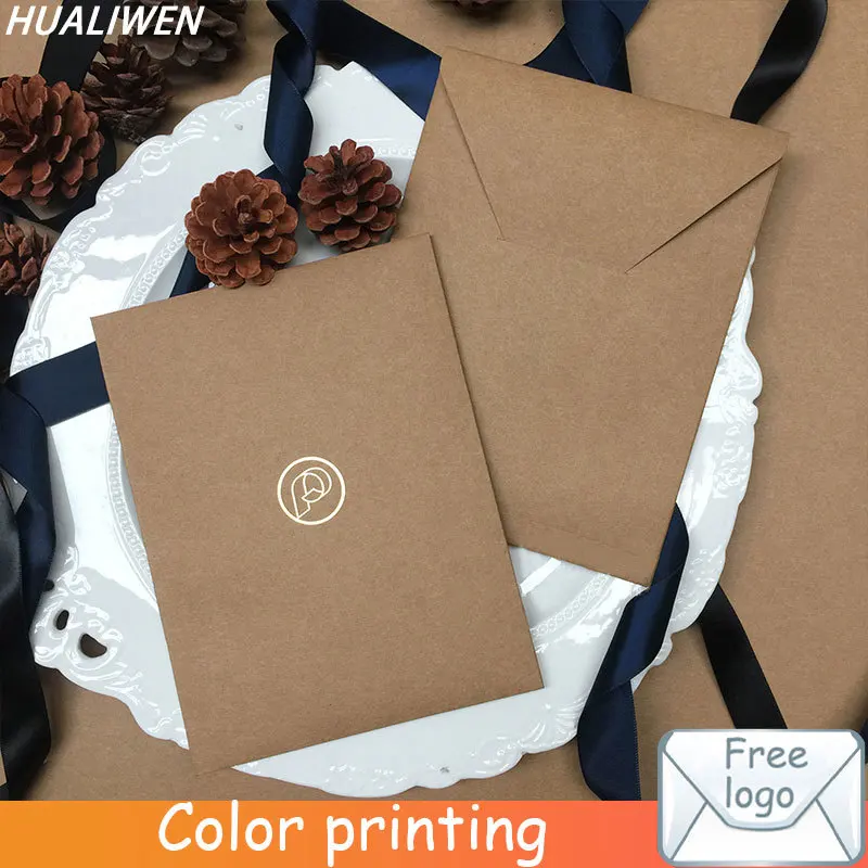 

Envelope Custom 198g Paper Envelope Light Brown Business Envelope Wedding Invitation Envelope