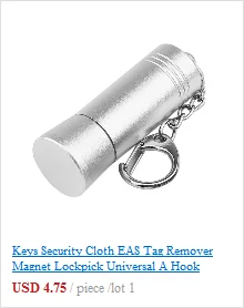 LESHP деташер для бирки безопасности EAS, супер алюминиевый деташер для гольфа, магнитная интенсивность, 10000GS, блокировка, противоугонная, Черная