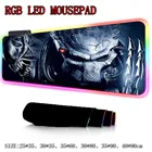XGZ Predator RGB коврик для мыши игровой коврик для мыши большой компьютерный коврик для мыши геймер XXL коврик для мыши Подсветка Mause коврик для клавиатуры Настольный коврик