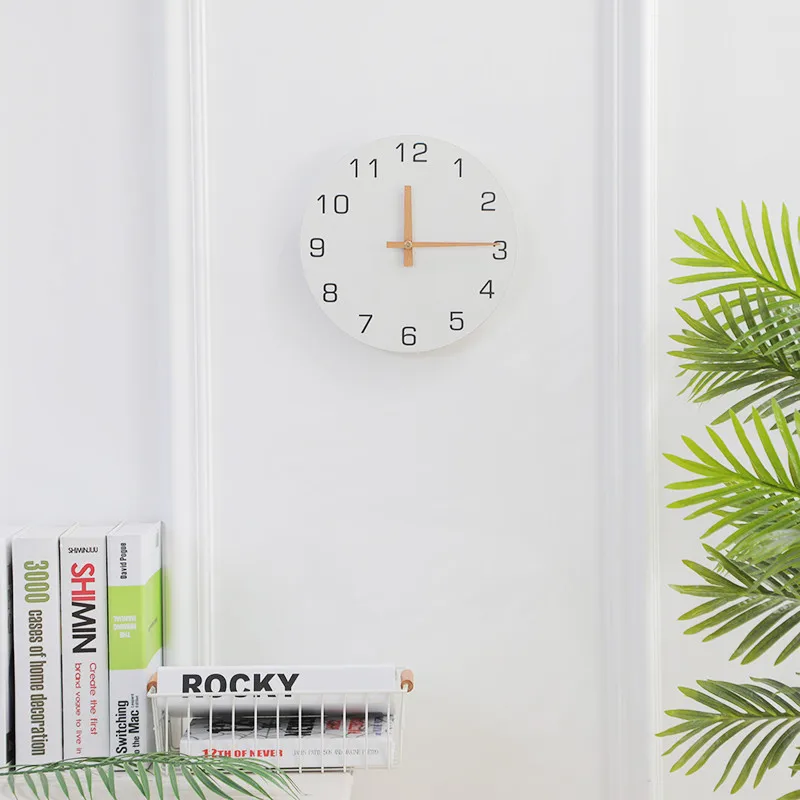 Простые креативные настольные часы для офиса настенные двойного назначения