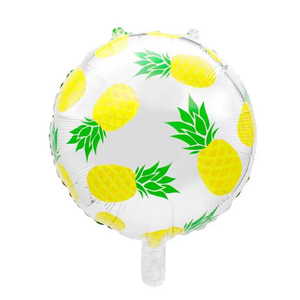 

18inch Pineapple Foil Balloons Happy Birthday Ballons Decorations Kids Inflatable Toy Wedding Anniversaire Party Supplies Globos