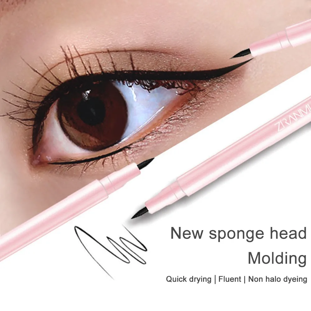 

Waterproof Liquid Eyeliner Pen Quick Dry Natural Black Eyeliner Non-blooming Long Lasting Liquid Eyeliner Makeup Tools cosmetics