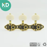 2 pc per set high end classical guitar tuning pegs machine heads black gold color
