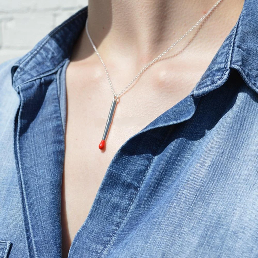 Женское Ожерелье из 100% серебра S925 пробы кулон со спицами простая цепочка