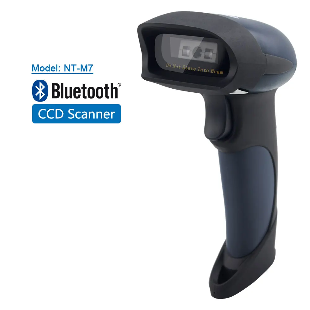 NETUM M2 Беспроводной сканер штрих-кода и M7 Bluetooth CCD Scanne и M5 проводной 2D устройство считывания qr-кодов usb-считыватель штрихкодов штрих-кодов для POS и инвентаризации - Цвет: M7 Bluetooth CCD