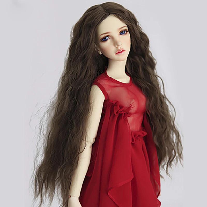1/3 1/4 1/6 1/8 Bjd sd Wig Long  Wavy Hair High Temperature Wire BJD Wig For BJD Doll