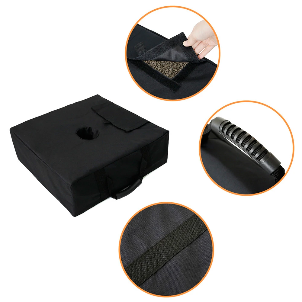 Палатка мешок с песком солнцезащитный зонт зонтик база поддерживается черный 1