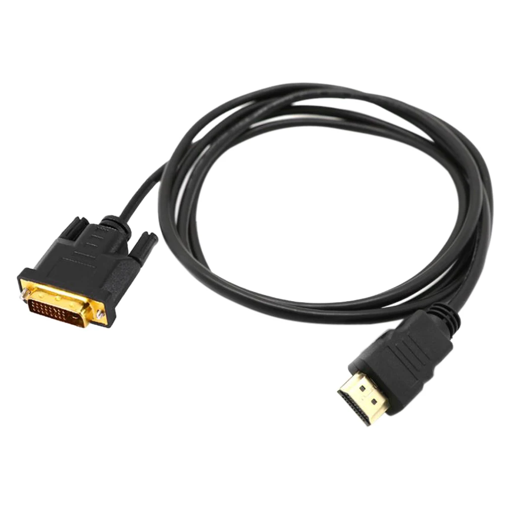 Кабель DVI HDMI 1 8 м кабель шнур D адаптер для ПК ноутбука HDTV|Адаптеры AC/DC| |