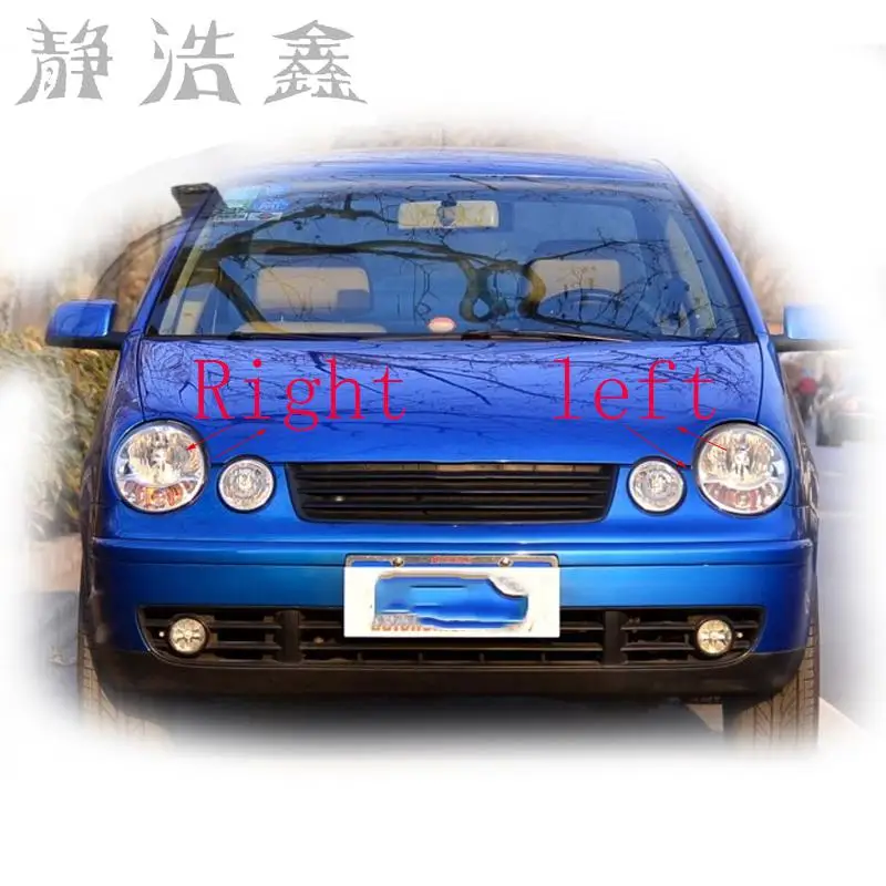 Прозрачная стеклянная маска для передних фар Volkswagen Polo 2002-2005 | Автомобили и