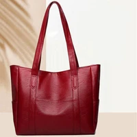 New European And American Fashion Bag Large Capacity Womens Handbag Simple And Versatile Bag Tote Bag One Shoulder Travel Bag